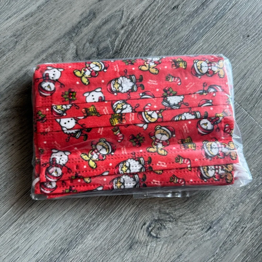 Children’s Holiday Themed Disposable Face Masks